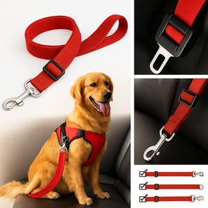 Adjustable Dog Safety Seat Belt
