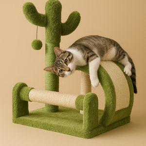 Cactus Cat Scratching Post & Activity Tree