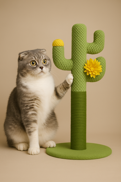 Cat Scratching Tree Post