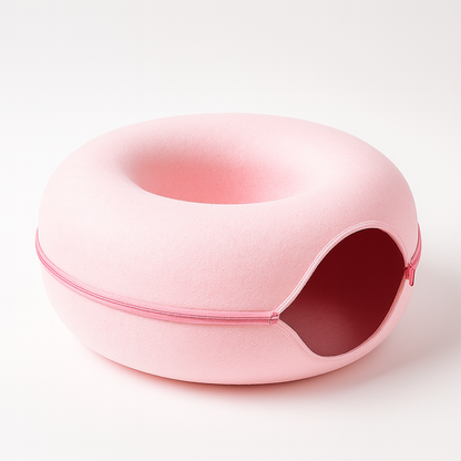 Donut Cat Bed Tunnel
