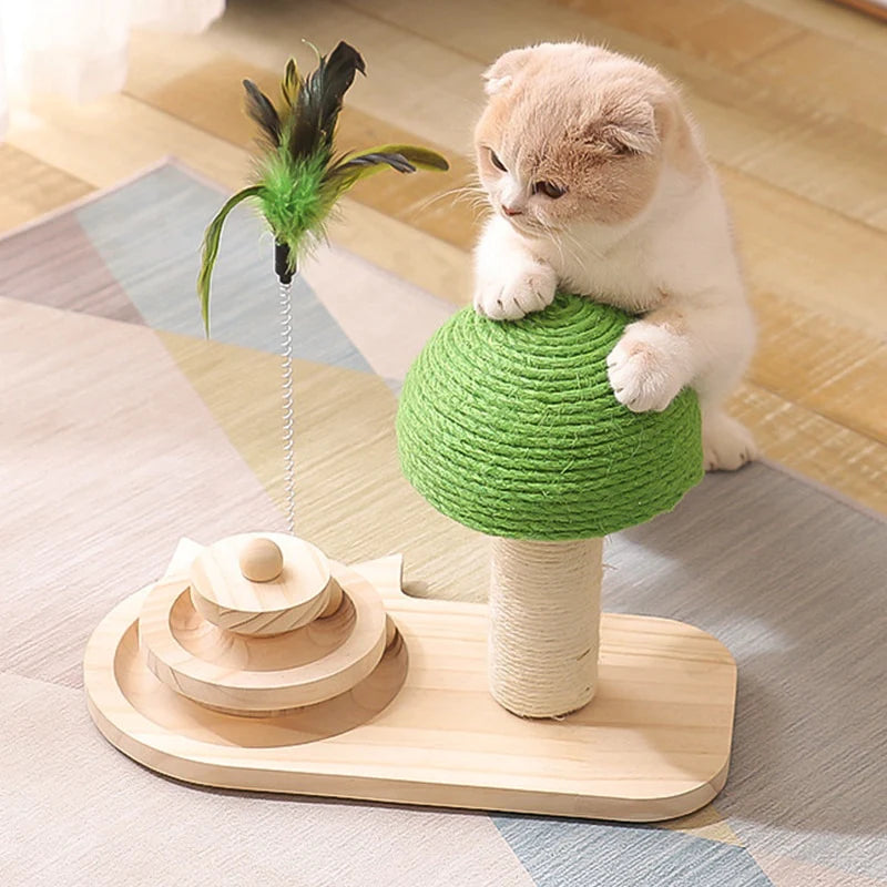 Pet Tree Scratching Post with Toy - Pawfection