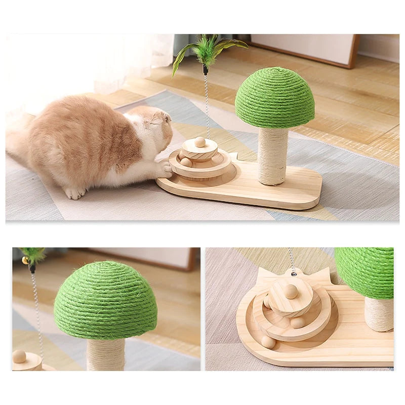 Pet Tree Scratching Post with Toy - Pawfection