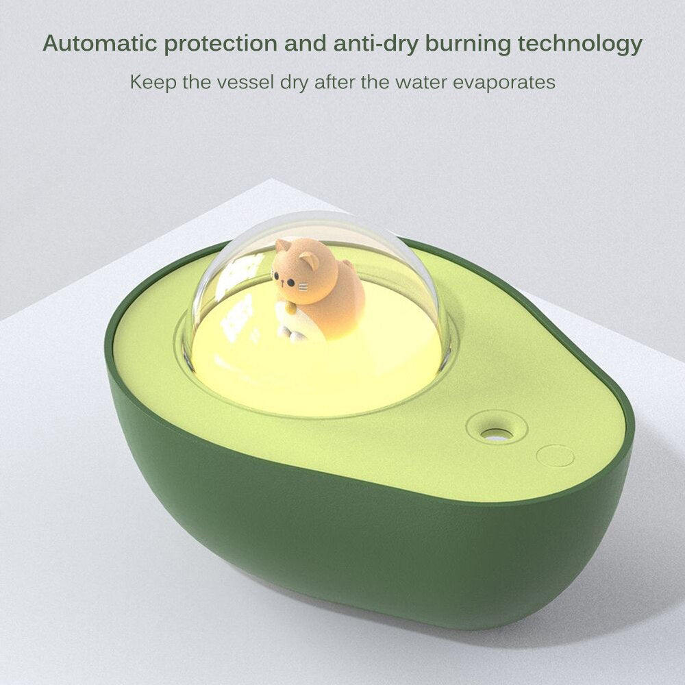 Air Humidifier with Night Light Aroma Essential Oil Diffuser for Car - Pawfection