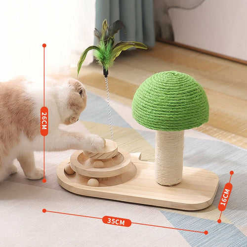 Pet Tree Scratching Post with Toy - Pawfection