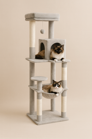 Minimalist MDF Cat Climbing Frame