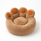 Plush Bear Paw Pet Bed