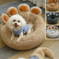Plush Bear Paw Pet Bed