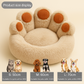 Plush Bear Paw Pet Bed