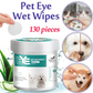 Pet Wet Eye and Ear Wipes