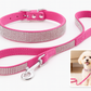 Sparkly Pet Collar Leash Set