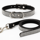 Sparkly Pet Collar Leash Set