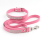 Sparkly Pet Collar Leash Set