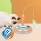 2-in-1 Electronic Cat Turntable Toy