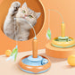 2-in-1 Electronic Cat Turntable Toy