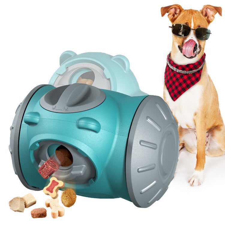 Interactive Treat-Dispensing Dog Tumbler Toy