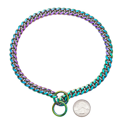 Gold Link Chain Collar