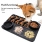 Silicone Slow Feed Pet Licking Mat with Suction Cups