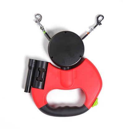 Automatic Dual Retractable Pet Leash