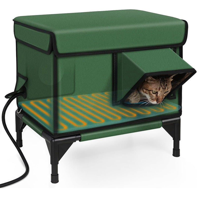 Outdoor Heated Cat House