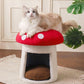 XL Red Mushroom Cat Bed House