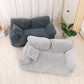 Rabbit Plush Calming Pet Sofa Bed