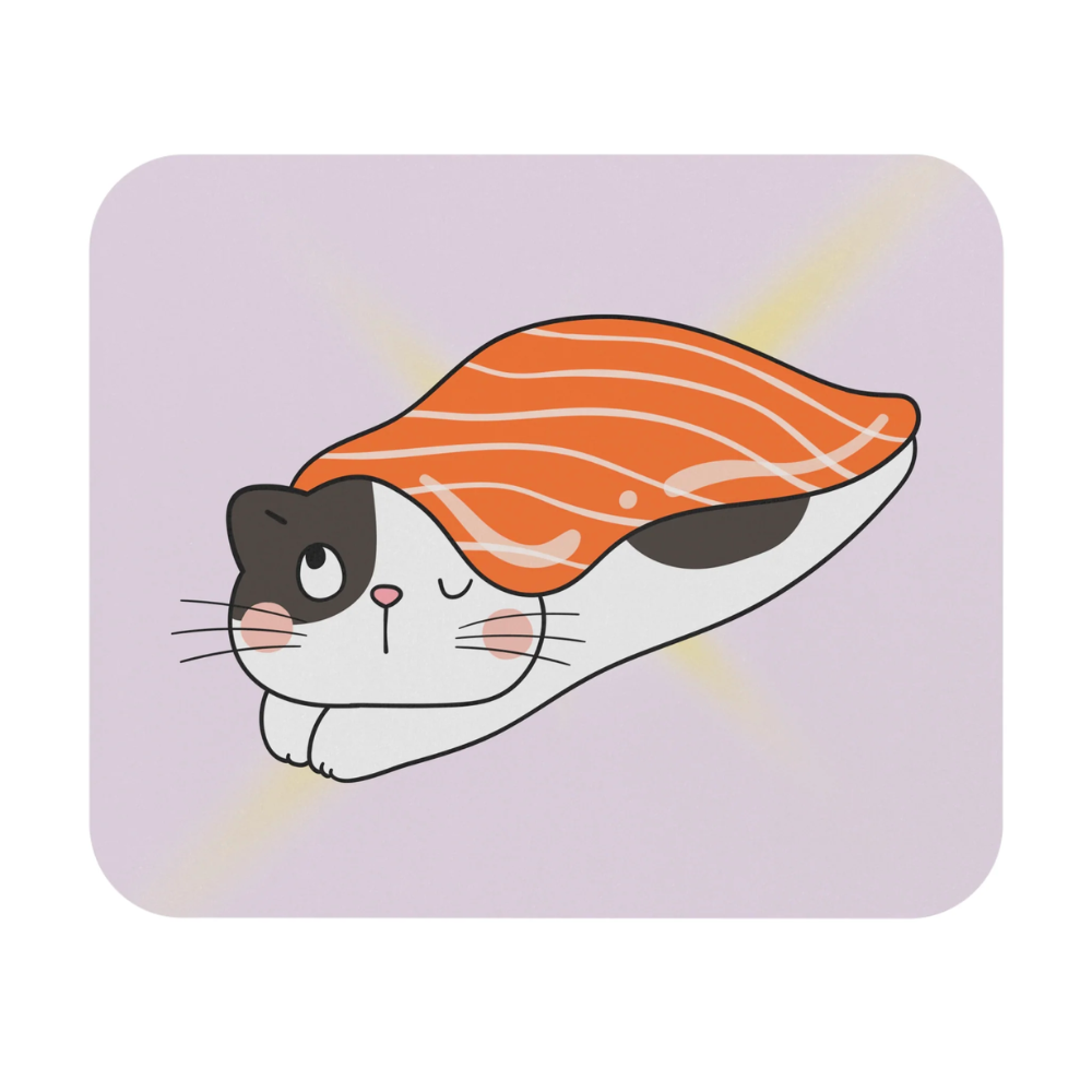 Kawaii Cat Sushi Mouse Pad - Pawfection