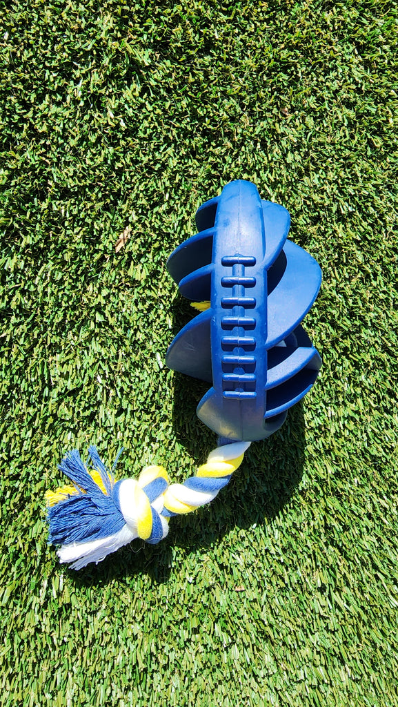 Rubber Football Rope Chew Toy - Pawfection