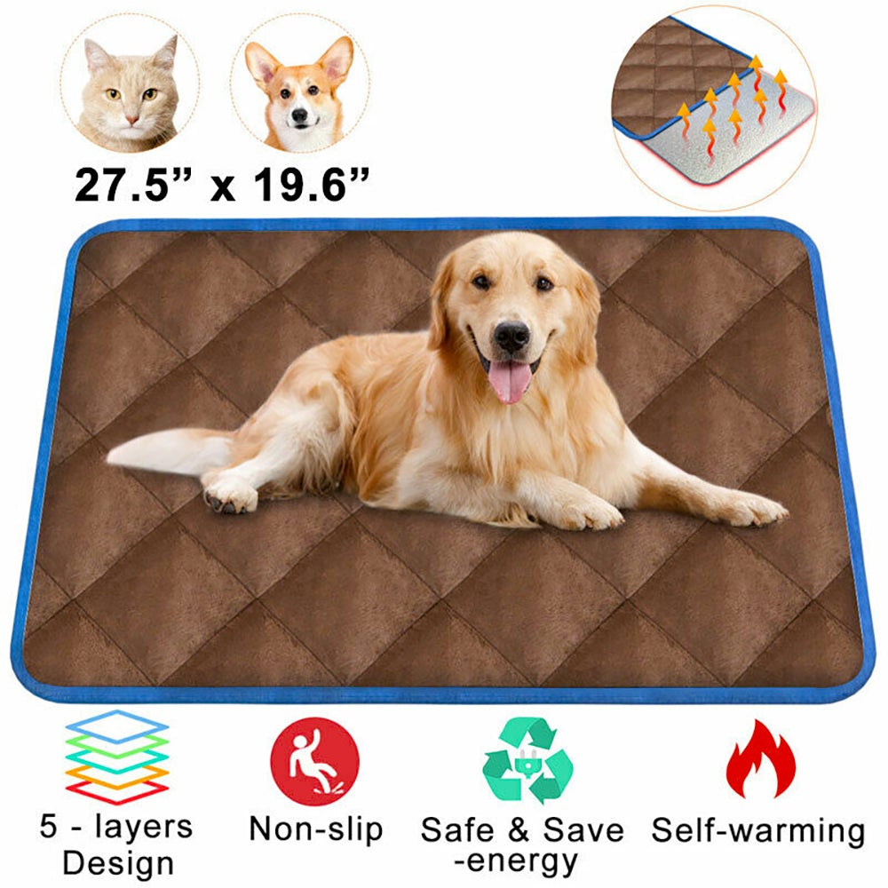 Self Heating Thermal Mattress Bed for Dogs and Cats - Pawfection