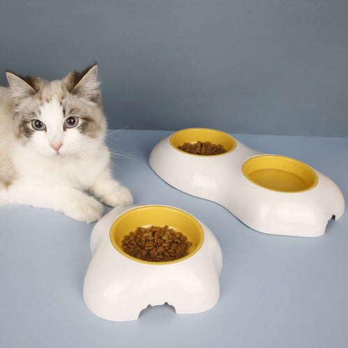 Egg-shaped Pet Bowl Drinking Water Single Bowl Double Bowl Dog Bowls - Pawfection