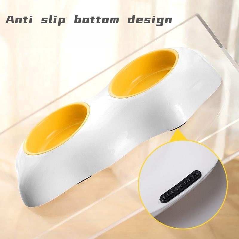 Egg-shaped Pet Bowl Drinking Water Single Bowl Double Bowl Dog Bowls - Pawfection