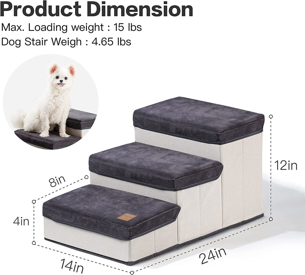 Mewoofun 3-Tier Pet Stairs - Pawfection