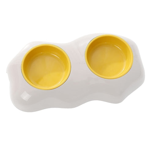 Egg-shaped Pet Bowl Drinking Water Single Bowl Double Bowl Dog Bowls - Pawfection