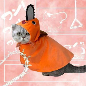 Pochita Cloak Cat Costume