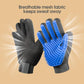Pet Grooming Brush Glove