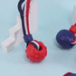 Interactive Dog Chew Ball with Rope