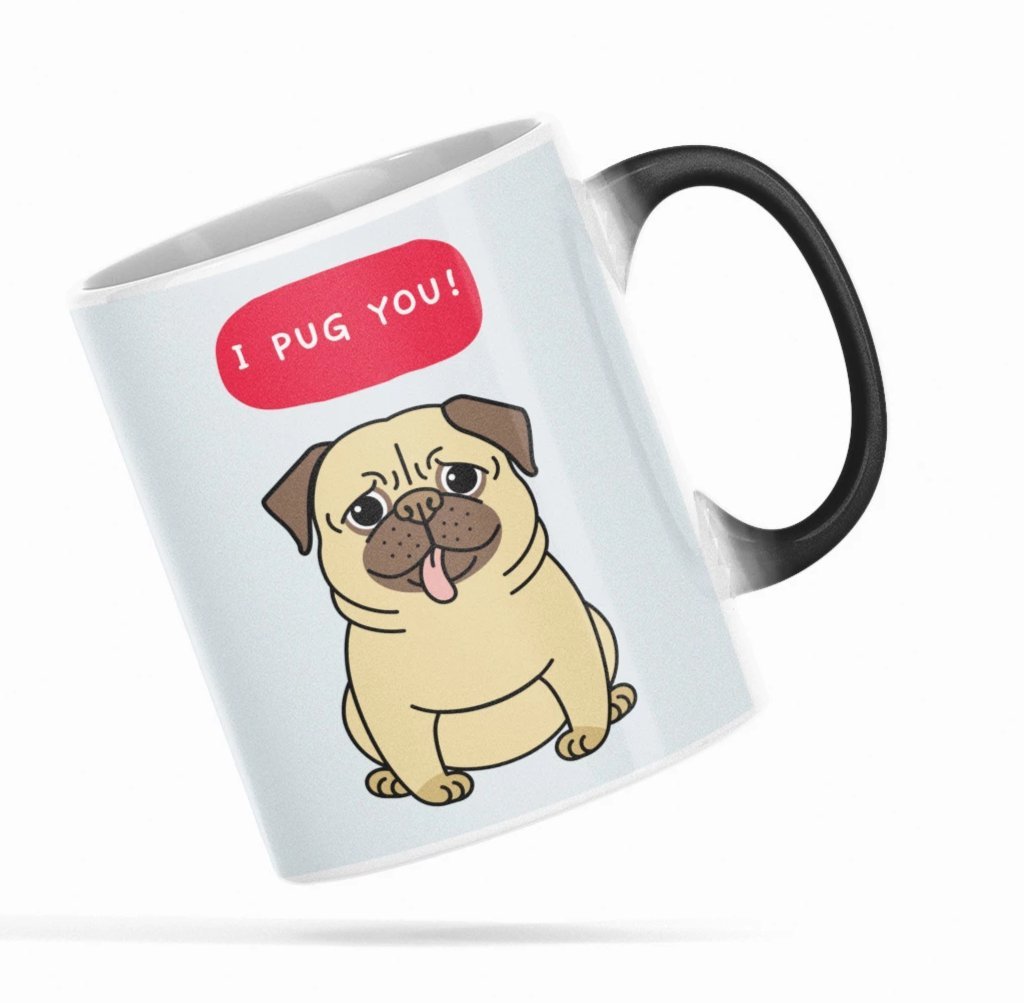 I PUG You Puppy Heat Sensitive Color Changing Mug - Pawfection