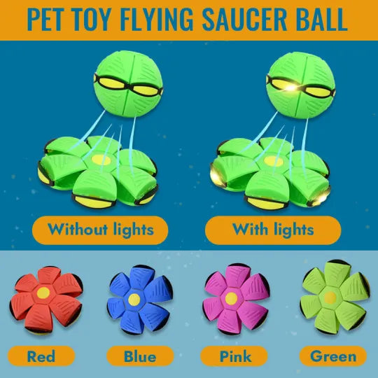 Pet Flying Saucer Ball - Pawfection