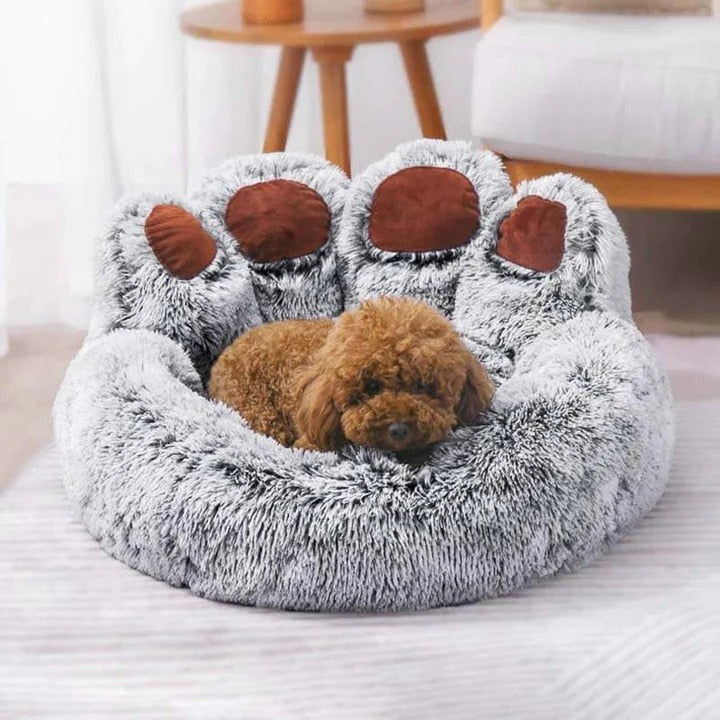 Plush Bear Paw Pet Bed - Pawfection