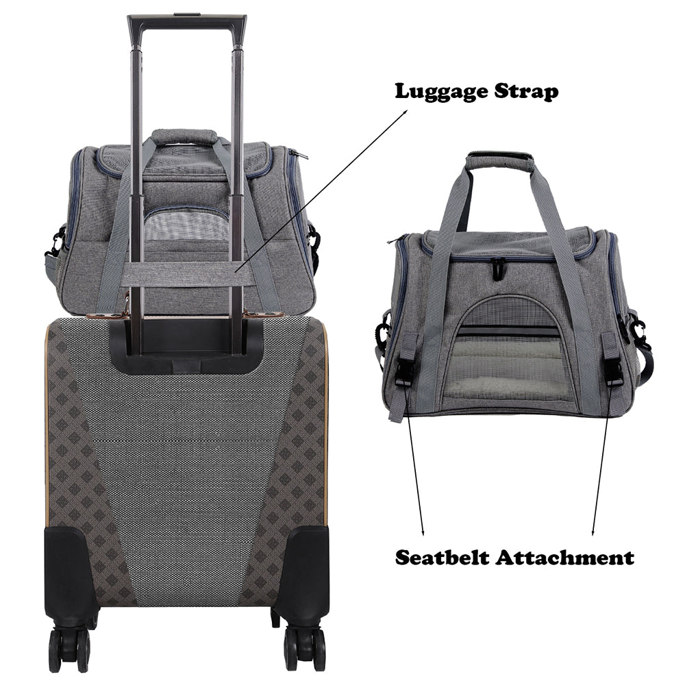 Pet Messenger Carrier Travel Bag - Pawfection