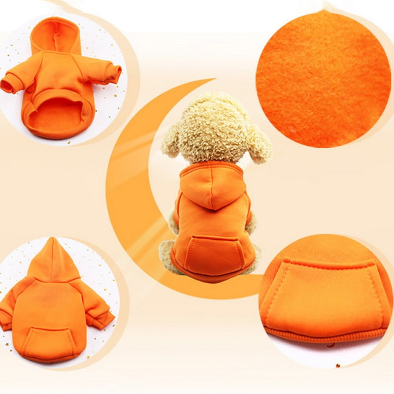 Soft Fleece Pet Dog Hoodie - Pawfection