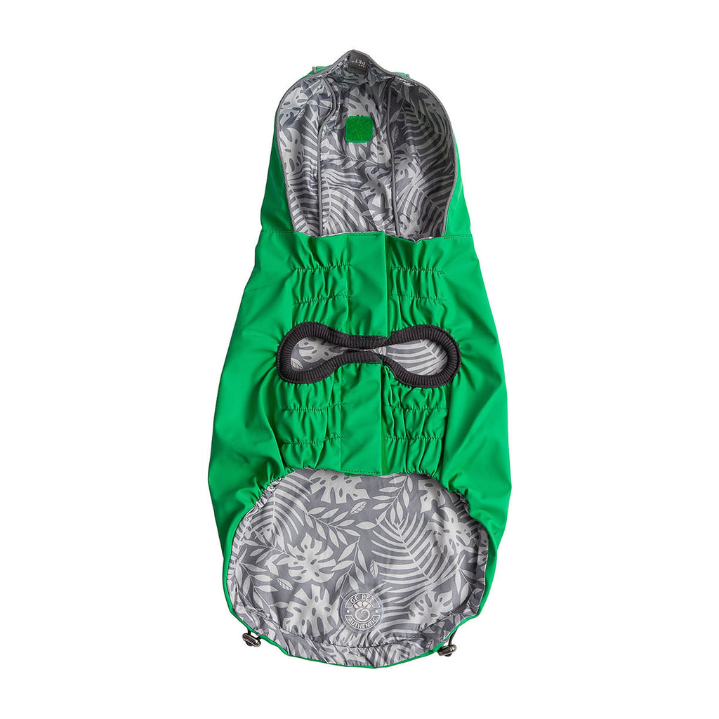 Reversible Elasto-Fit Raincoat - Green - Pawfection