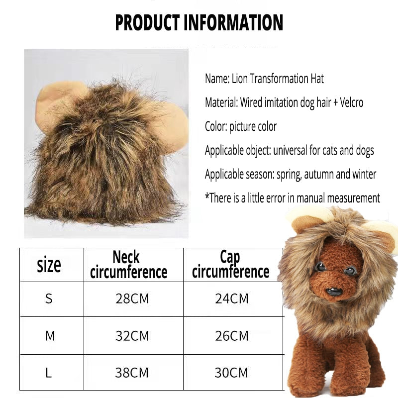 Lion Mane Cat Costume - Pawfection