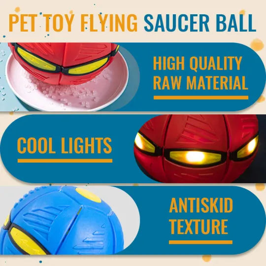 Pet Flying Saucer Ball - Pawfection