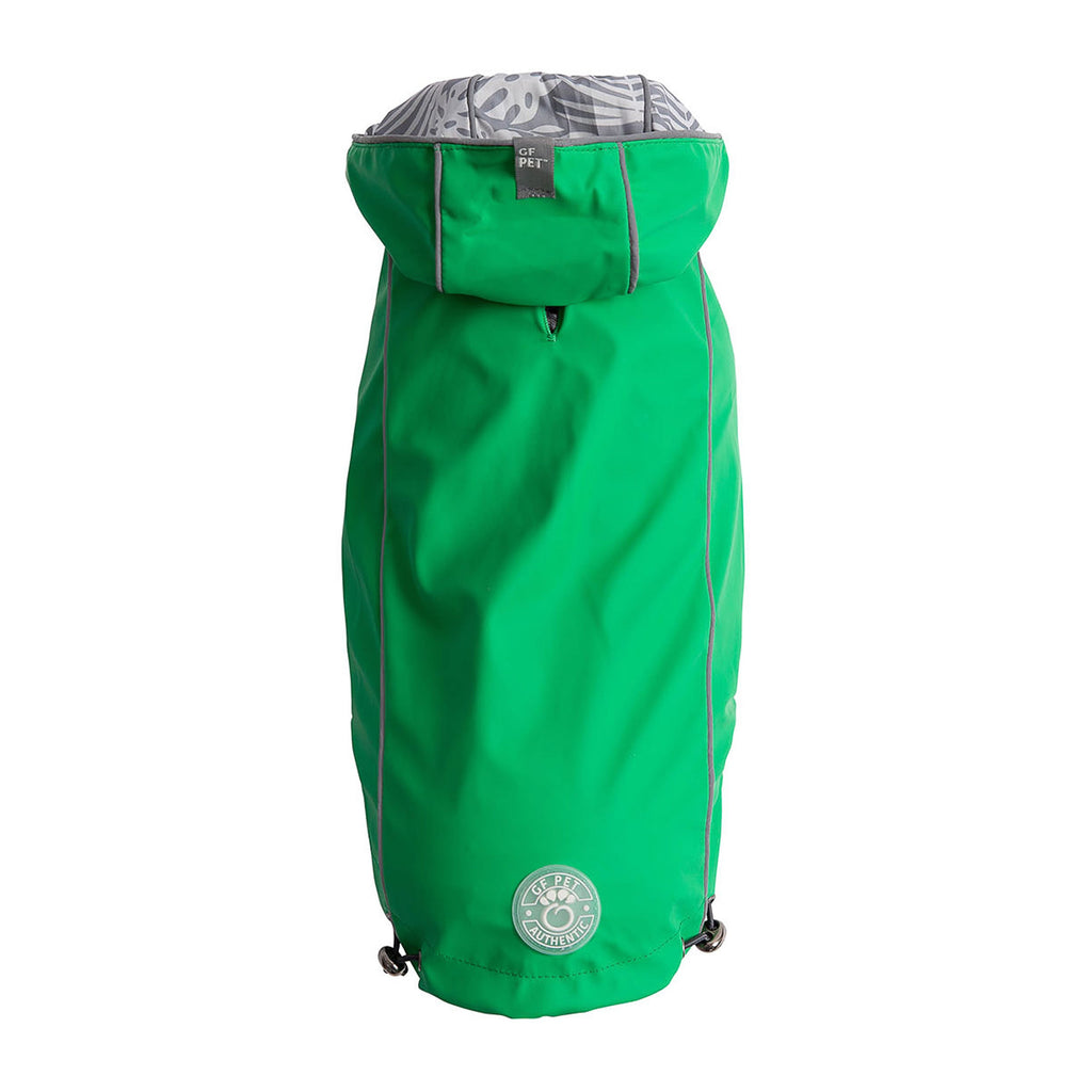 Reversible Elasto-Fit Raincoat - Green - Pawfection