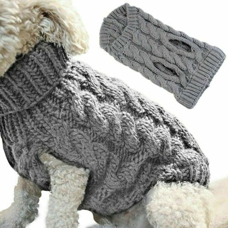 Soft Winter Cable Knit Sweater - Pawfection