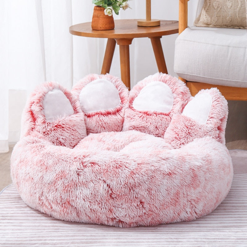 Plush Bear Paw Pet Bed - Pawfection