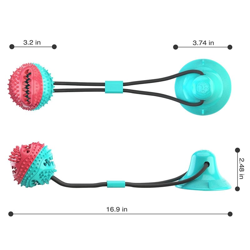 Silicone Suction Cup Dog Toy - Pawfection