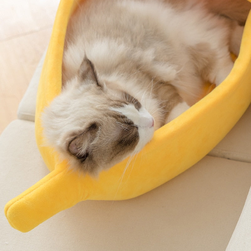 Banana Cat Bed - Pawfection