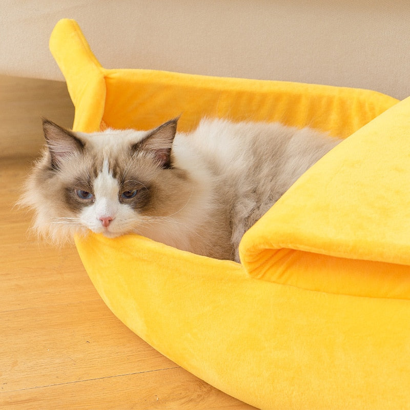 Banana Cat Bed - Pawfection