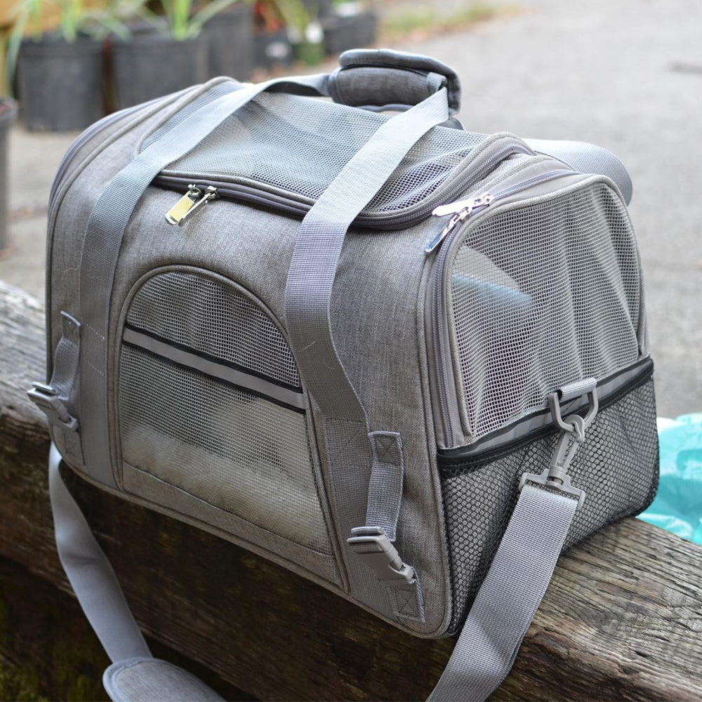 Pet Messenger Carrier Travel Bag - Pawfection